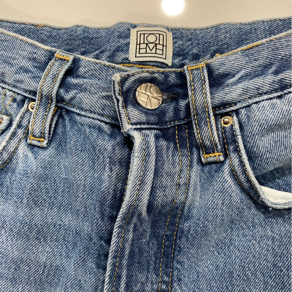 Toteme classic cut fringe denim - Picture 5 of 11